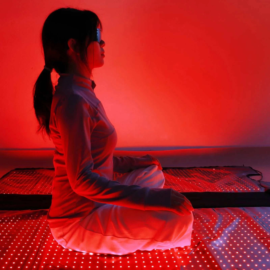 2025 Custom Full Body 660nm 850nm Red Light Therapy Infrared LED Pulsed Frequency Sleeping Bag US Plug Type Standing Type
