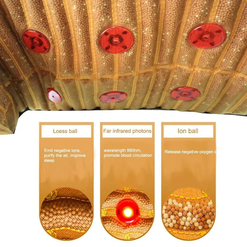 PEMF Magnetic Massage Waist Belt Red Light Therapy Back Abdominal Belt Body Shaping Relieves Back Pain Warm Stomach Dysmenorrhea