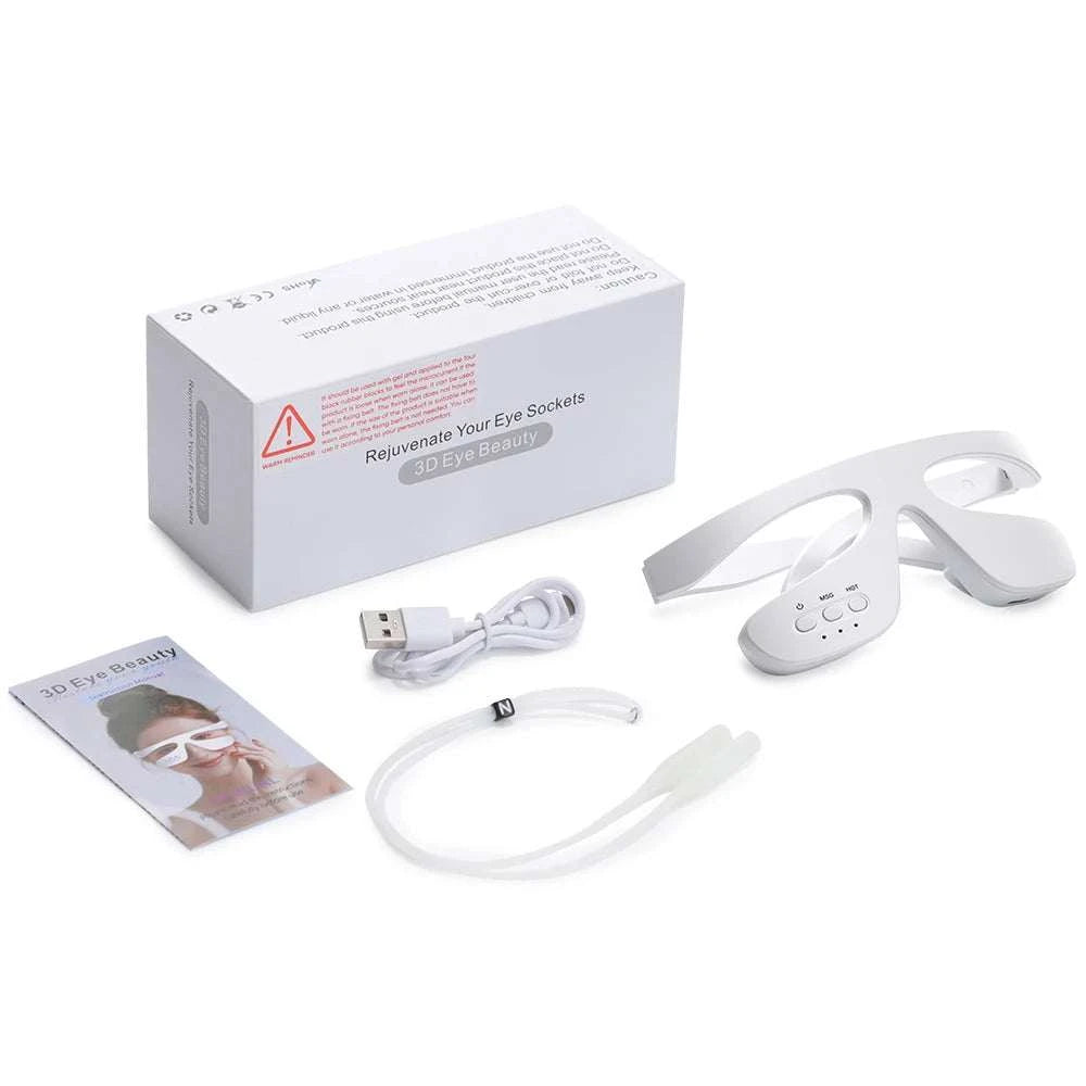 Electric Eye Massager 3D Eyes Relax Massager Fatigue Relief Lighten Dark Circles Smooth Eye Fine Line Beauty Machine Eye Care