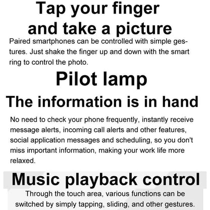 Smart Ring with Charging Case for Skin Temperature Measure,Message Call Reminder,Sport Health Sleep Monitor,IP68 5ATM Waterproof